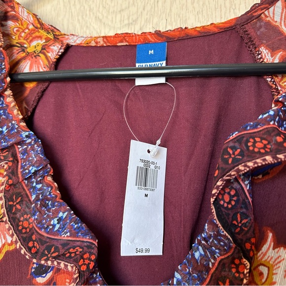 Fall Floral Dress - Old Navy size M - NWT - Picture 5 of 5